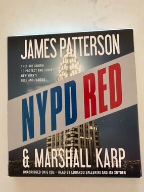 James Patterson & Marshall Karp NYPD Red Unabridged Audiobook 6 CD Box Set